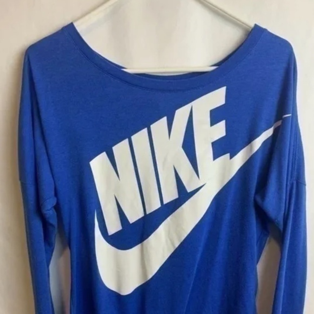 Nike Blue Long Sleeve Tee